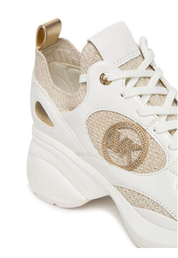 MICHAEL Michael Kors Sneakersy Zuma 43S5ZUFP3D Złoty. Kolor: złoty. Materiał: materiał