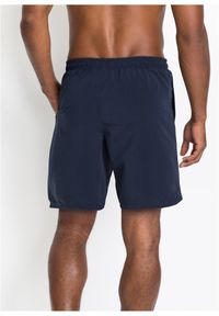 bonprix - Męskie szorty kąpielowe. Kolor: niebieski. Materiał: materiał. Wzór: aplikacja #3