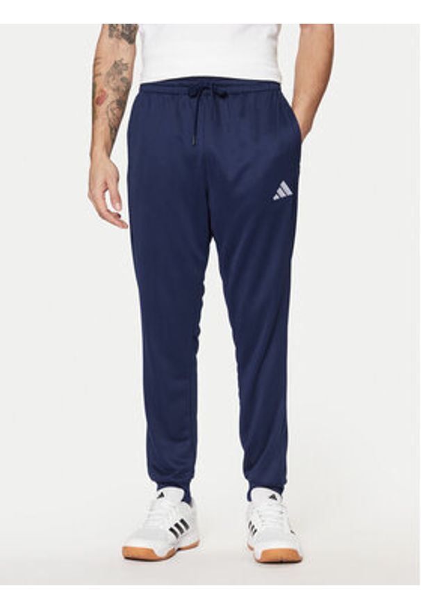 Adidas - adidas Dres Sportswear Big Logo JC5389 Granatowy Regular Fit. Kolor: niebieski. Materiał: syntetyk