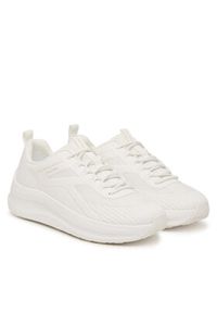 Calvin Klein Sneakersy Andrea - Chunky Ck Stripe Runner Trainers HM0HM02158 Biały. Kolor: biały. Materiał: materiał #3