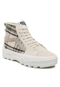 Vans Sneakersy Senty Sk8-Hi VN0A5KY5DJR1 Beżowy. Kolor: beżowy. Materiał: zamsz, skóra