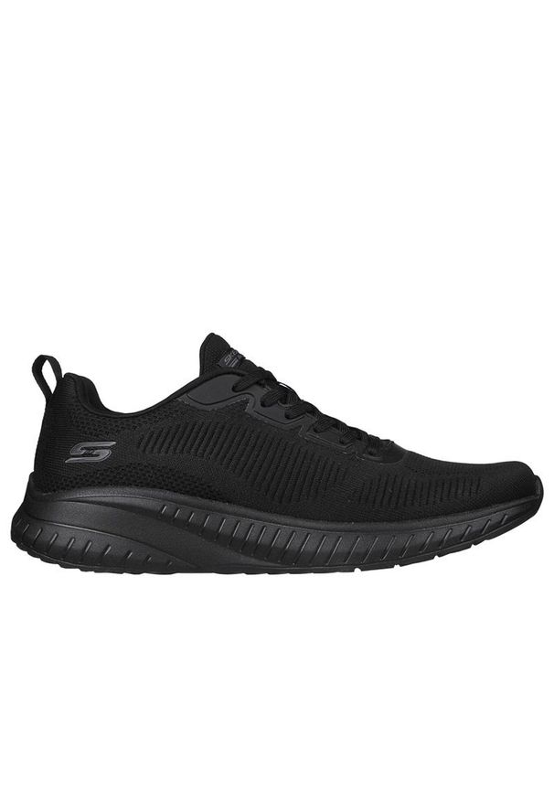 skechers - Buty Skechers Bobs Squad Chaos Prism Bold 118000BBK - czarne. Okazja: na co dzień. Zapięcie: sznurówki. Kolor: czarny. Materiał: materiał, guma. Szerokość cholewki: normalna. Model: Skechers Sport