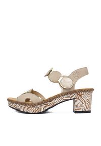 Rieker Sandały CEO-63876-62 Beżowy. Kolor: beżowy. Materiał: skóra #6