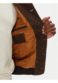 Milestone Kurtka skórzana MSDario 531621 60695 Brązowy Regular Fit. Kolor: brązowy. Materiał: skóra #6