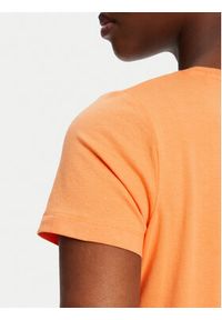 Pepe Jeans T-Shirt New Virginia PL505202 Pomarańczowy Slim Fit. Kolor: pomarańczowy. Materiał: bawełna #3