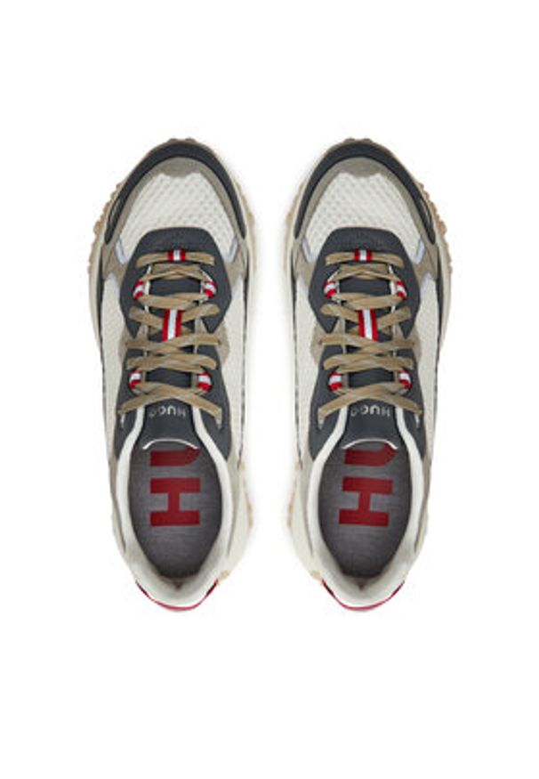 Hugo Sneakersy 50517148 Szary. Kolor: szary. Materiał: materiał