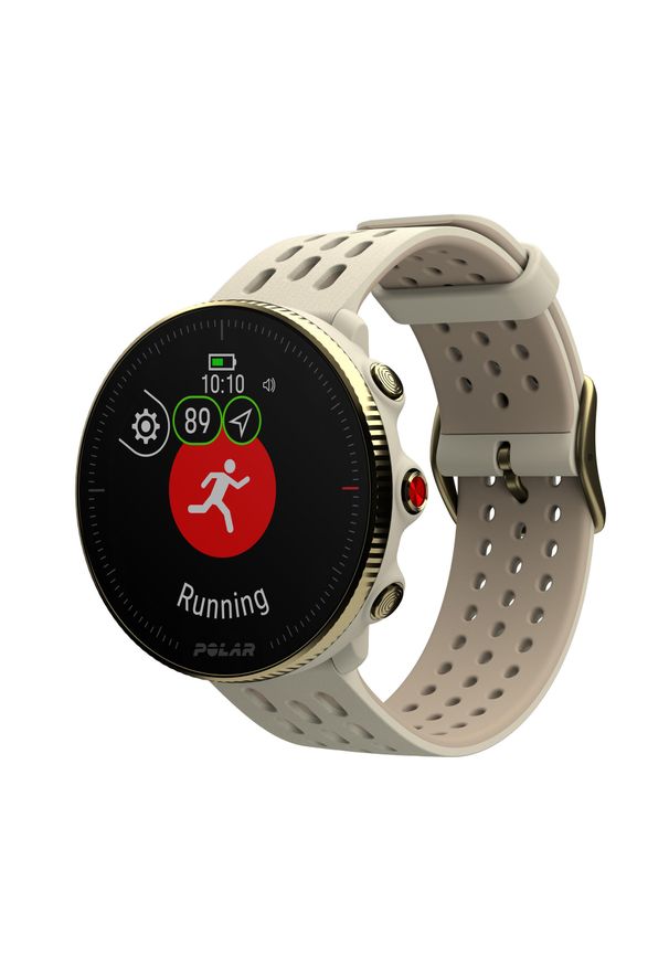 POLAR - Zegarek do biegania Polar Vantage M2 Gold. Materiał: polar. Styl: sportowy