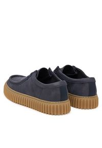Clarks Sneakersy Torhill Lace 26186159 Granatowy. Kolor: niebieski. Materiał: skóra #3