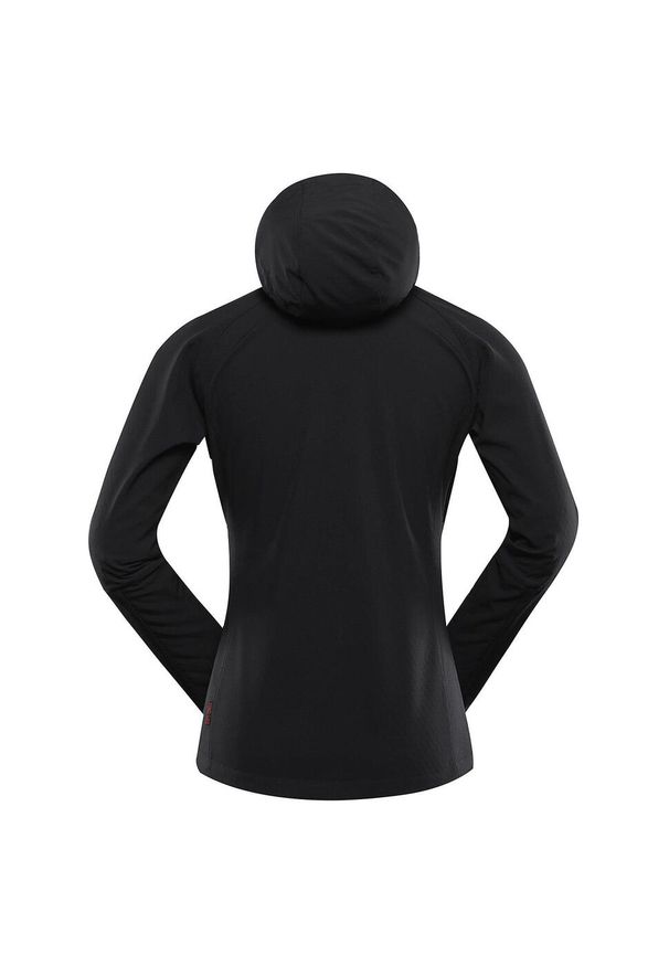 ALPINE PRO - Kurtka softshell damska Alpine Pro Hoora. Kolor: czarny. Materiał: softshell