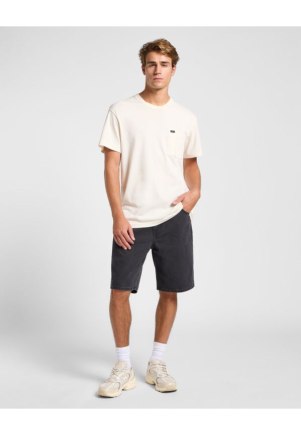 Lee - MĘSKIE SPODENKI LEE ASHER SHORT BLACK WORN IN 112365747