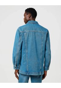 Wrangler - MESKA KURTKA JEANSOWA WRANGLER WRANGE JACKET IRON FORGE 112371445. Materiał: jeans #5