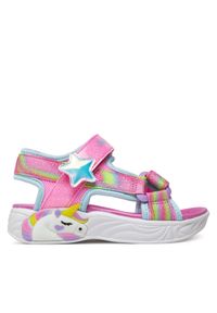 skechers - Sandały Skechers. Kolor: różowy