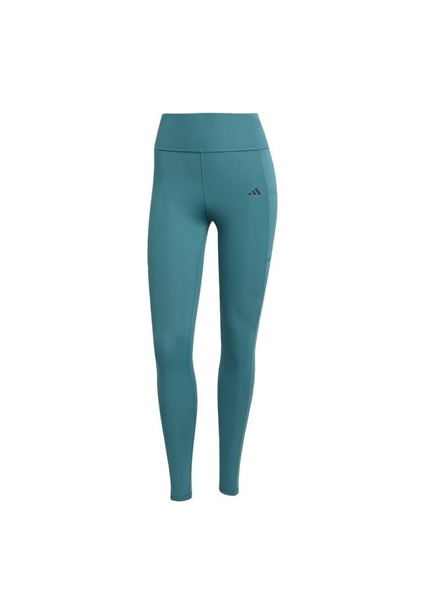 Adidas - Legginsy Optime Stash 7/8. Kolor: niebieski. Technologia: ClimaCool (Adidas)