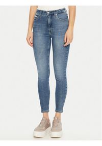 Calvin Klein Jeans Jeansy J20J224522 Niebieski Super Skinny Fit. Kolor: niebieski