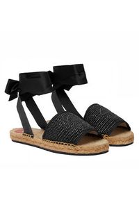 Love Moschino - LOVE MOSCHINO Espadryle JA16222G0OJR100A Czarny. Kolor: czarny. Materiał: syntetyk #5