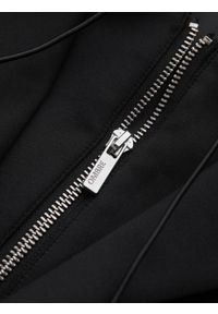 Ombre Clothing - Męska marynarka z odpinaną podpinką i kapturem – czarna V1 - Rozmiar: XL. Okazja: do pracy, na co dzień. Typ kołnierza: kaptur. Kolor: szary. Materiał: poliester. Styl: wizytowy, casual, elegancki #7