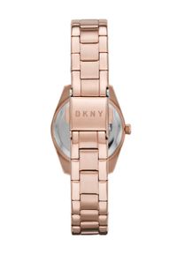 DKNY - Zegarek NY2921. Kolor: różowy. Materiał: materiał