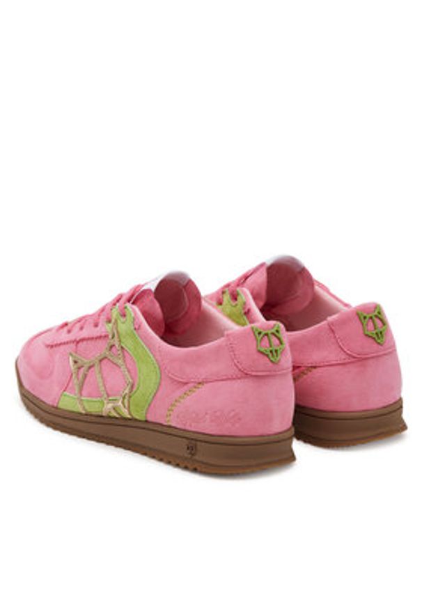 Naked Wolfe Sneakersy Exposuree Różowy. Kolor: różowy. Materiał: skóra