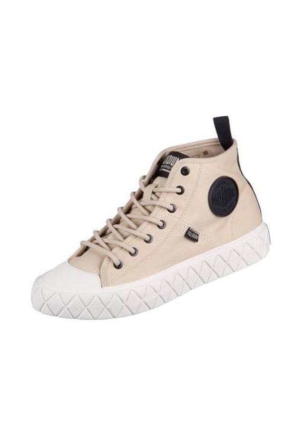 Buty do chodzenia damskie Palladium Palla Ace Mid. Zapięcie: sznurówki. Kolor: beżowy. Materiał: materiał. Szerokość cholewki: normalna. Sport: turystyka piesza