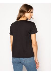 Armani Exchange T-Shirt 8NYTCX YJG3Z 1200 Czarny Regular Fit. Kolor: czarny. Materiał: bawełna