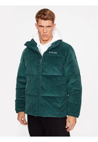 columbia - Columbia Kurtka zimowa Puffect™ Corduroy Jacket 2050992 Zielony Regular Fit. Kolor: zielony. Materiał: bawełna, syntetyk. Sezon: zima #1