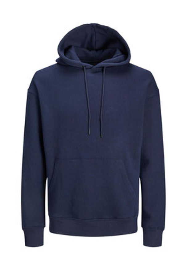 Jack & Jones Bluza Star 12208157 Granatowy Relaxed Fit. Kolor: niebieski. Materiał: syntetyk, bawełna