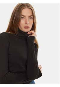 Calvin Klein Jeans Golf J20J224196 Czarny Regular Fit. Typ kołnierza: golf. Kolor: czarny. Materiał: bawełna #3