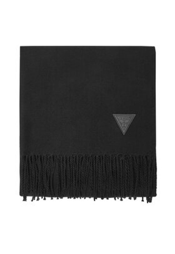 Guess Szalik AM9568 POL03 Czarny. Kolor: czarny. Materiał: materiał, poliester