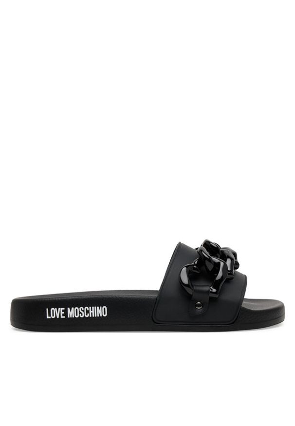 Love Moschino - LOVE MOSCHINO Klapki JA28132G1MI17000 Czarny. Kolor: czarny