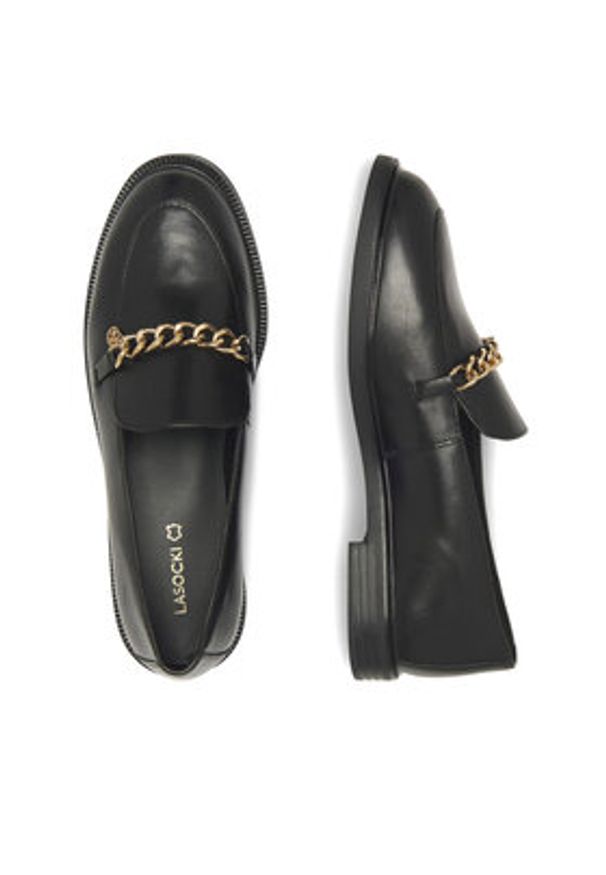 Lasocki Loafersy RST-PAR-04 Czarny. Kolor: czarny. Materiał: skóra