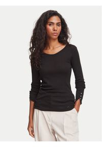 BOSS Bluzka Edeline 50566005 Czarny Regular Fit. Kolor: czarny. Materiał: bawełna #1