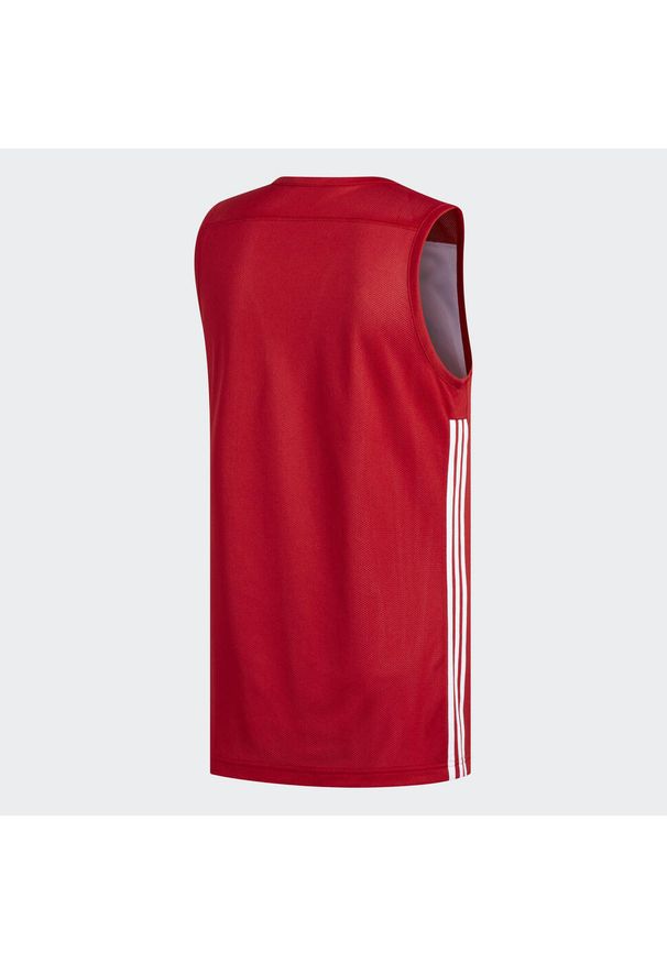 Adidas - 3G Speed Reversible Jersey. Kolor: czerwony, biały, wielokolorowy. Materiał: jersey, poliester. Styl: sportowy