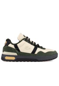Buty Lacoste T-Clip Winter 744SMA0033-1Y5 - multikolor. Zapięcie: sznurówki. Kolor: wielokolorowy. Materiał: guma, skóra, materiał. Szerokość cholewki: normalna. Sezon: zima. Sport: bieganie