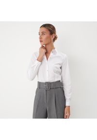 Mohito - Biała koszula body - Biały. Kolor: biały #1