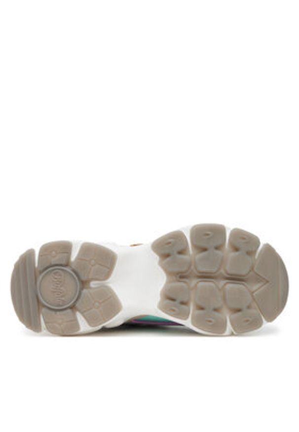 Buffalo Sneakersy 1636372 Kolorowy. Materiał: skóra. Wzór: kolorowy