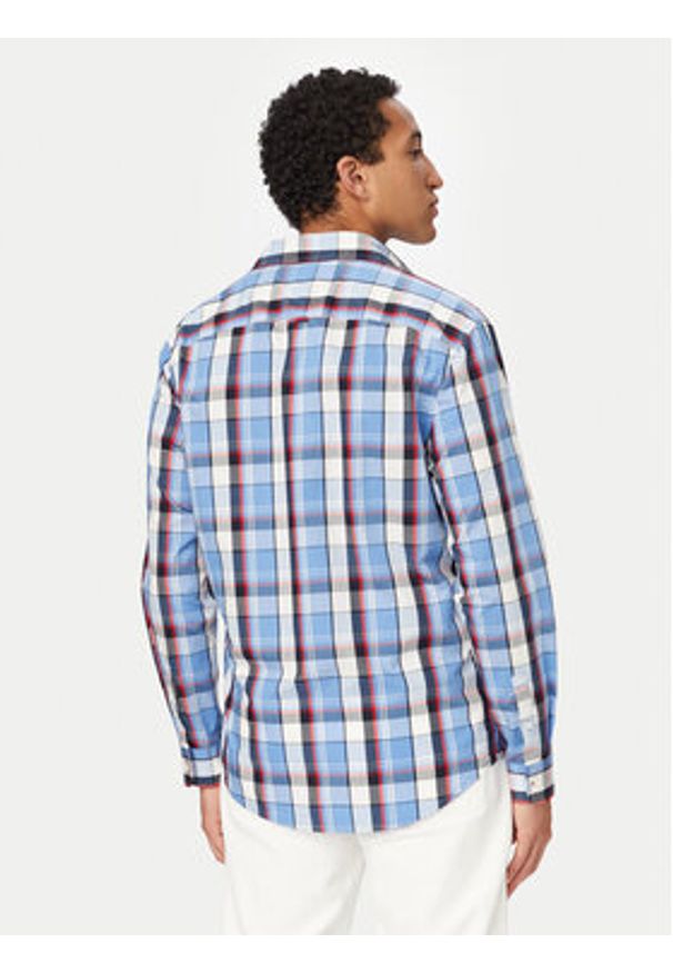 Tommy Jeans Koszula DM0DM22791 Niebieski Regular Fit. Kolor: niebieski. Materiał: bawełna