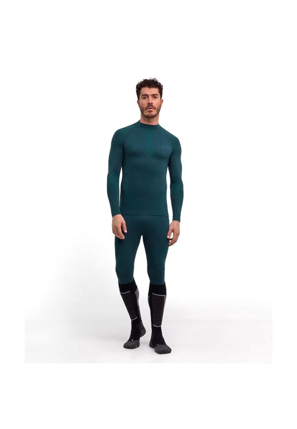 Dżersej z długim rękawem Falke. Kolor: zielony. Materiał: jersey. Długość rękawa: długi rękaw. Długość: długie. Styl: sportowy