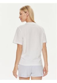 Lacoste T-Shirt TF7215 Biały Loose Fit. Kolor: biały. Materiał: bawełna #3