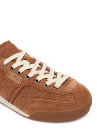 Polo Ralph Lauren Sneakersy Hester Trainer 804P01365002 Brązowy. Kolor: brązowy. Materiał: zamsz, skóra #3