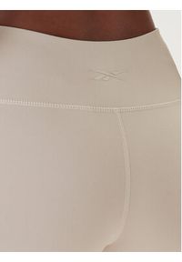 Reebok Legginsy RK25311CCW Beżowy Slim Fit. Kolor: beżowy. Materiał: syntetyk #7