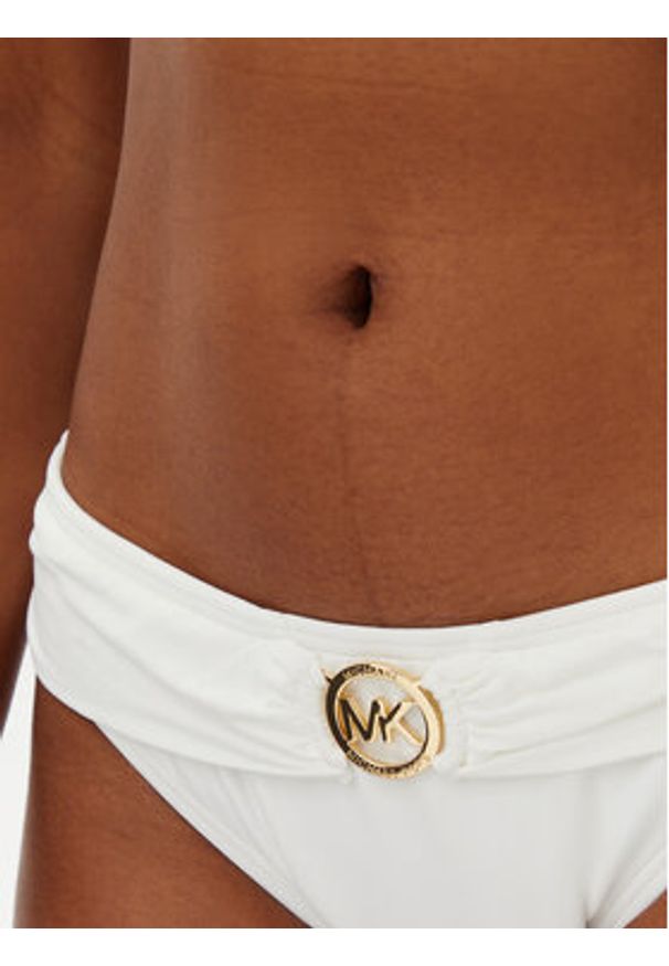 MICHAEL Michael Kors Dół od bikini MM7M842 Biały. Kolor: biały. Materiał: syntetyk