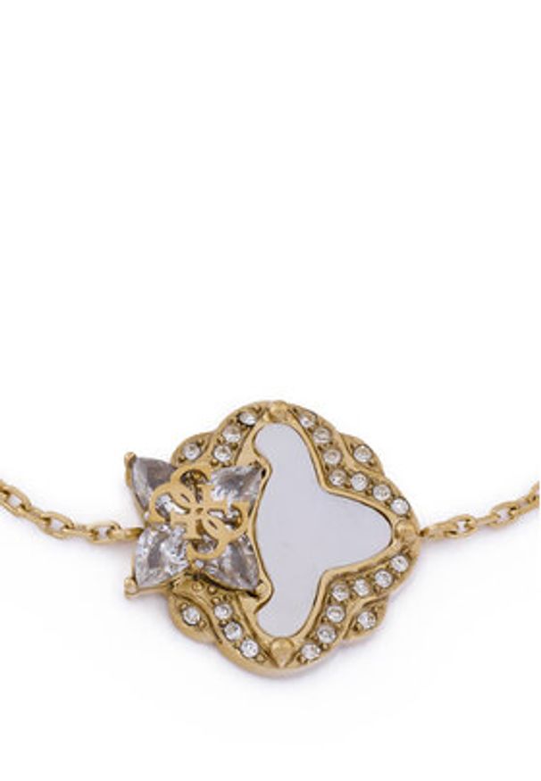 Guess Bransoletka JUBB05 582JW Złoty. Materiał: metalowe. Kolor: złoty