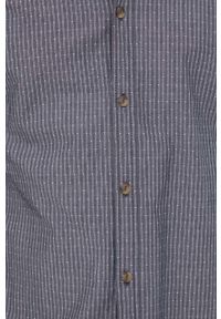 Tom Tailor koszula bawełniana męska kolor szary slim z kołnierzykiem button-down. Typ kołnierza: button down. Kolor: szary. Materiał: bawełna #5