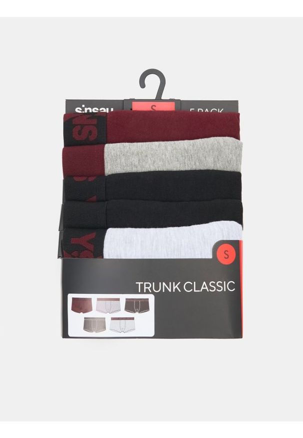 Sinsay - Bokserki Classic 5 pack - czarny. Kolor: czarny