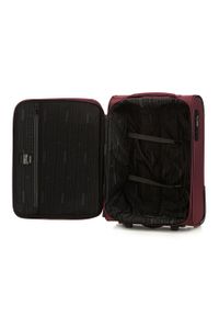 Wittchen - Kabinowa miękka walizka prosta. Kolor: czerwony. Materiał: poliester #2