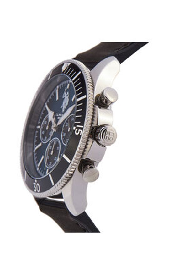 U.S. Polo Assn. Zegarek Alexandre USP7225BL Czarny. Kolor: czarny