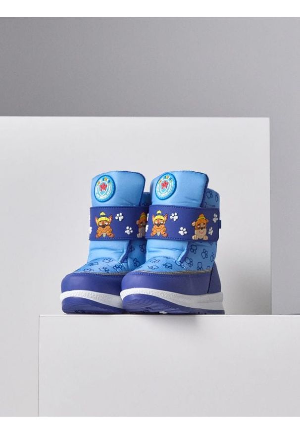 Sinsay - Ocieplane śniegowce z odblaskowymi elementami PAW Patrol - błękitny. Kolor: niebieski