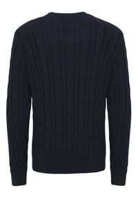 !SOLID - Solid Sweter 21107899 Granatowy Regular Fit. Kolor: niebieski. Materiał: bawełna
