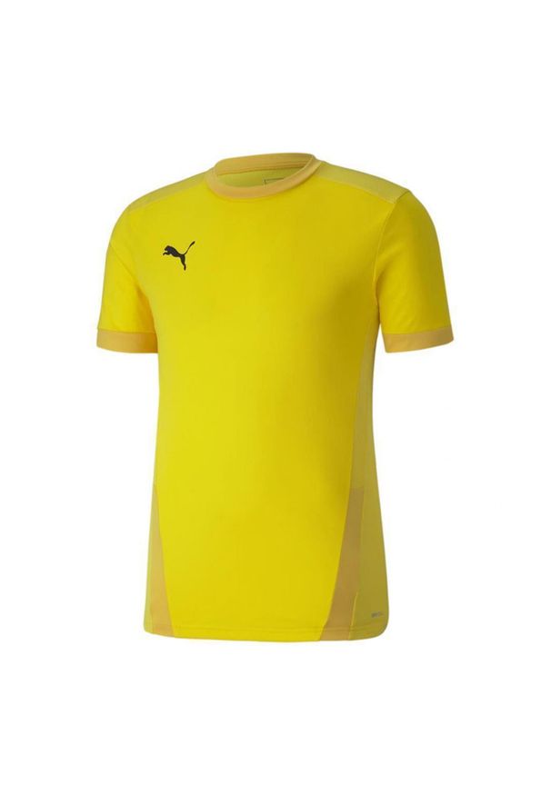 Puma - Męska Koszulka TeamGoal 23. Kolor: żółty. Sport: turystyka piesza