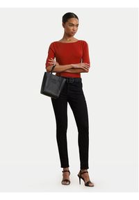 Lauren Ralph Lauren - LAUREN RALPH LAUREN Bluzka 200654963193 Czerwony Slim Fit. Kolor: czerwony. Materiał: bawełna